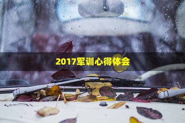 2017军训心得体会(2021秋季军训心得体会3000字)