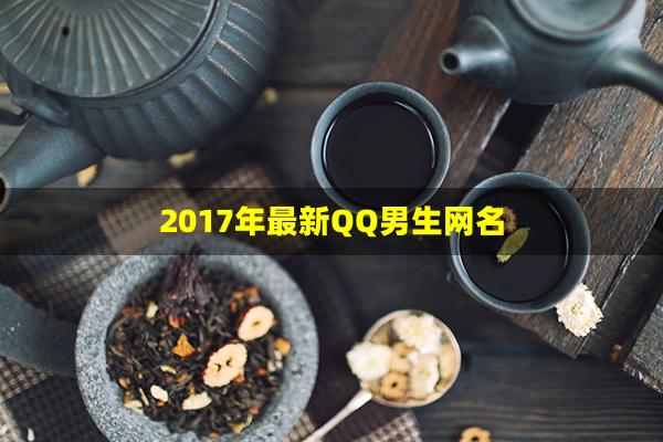 2017年最新QQ男生网名